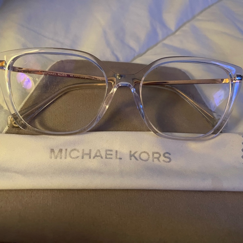 Michael Kors Transparent Frame Eyewear